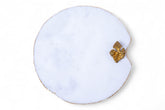 Abstract Marble Tray White