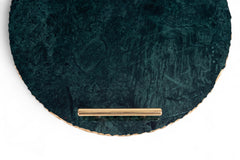 Round Marble Tray Jade Green
