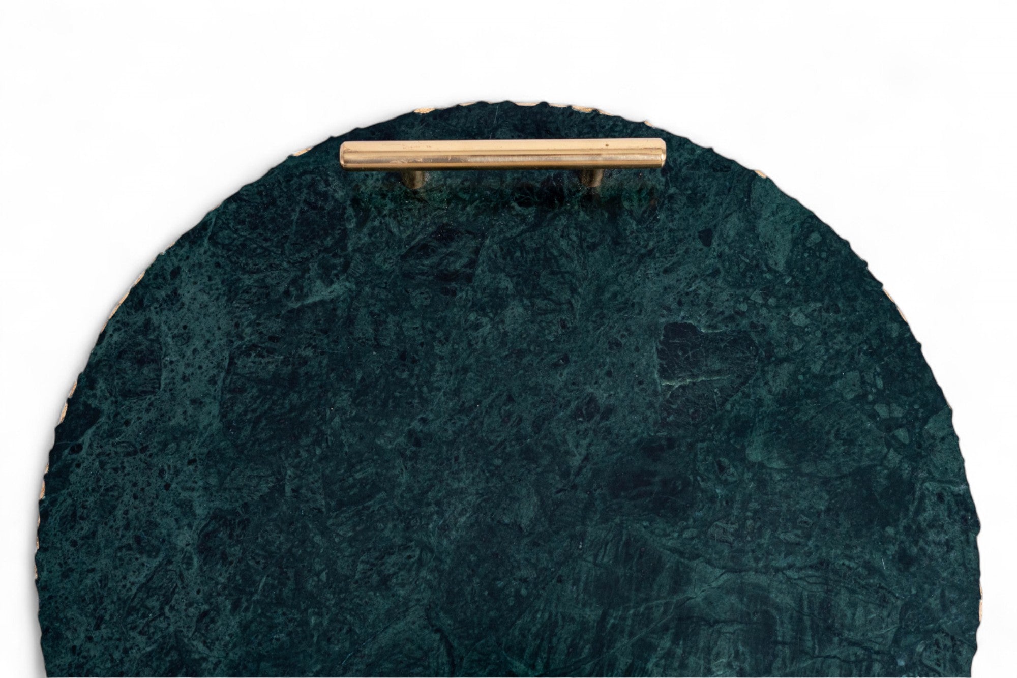 Round Marble Tray Jade Green