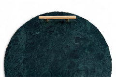 Round Marble Tray Jade Green