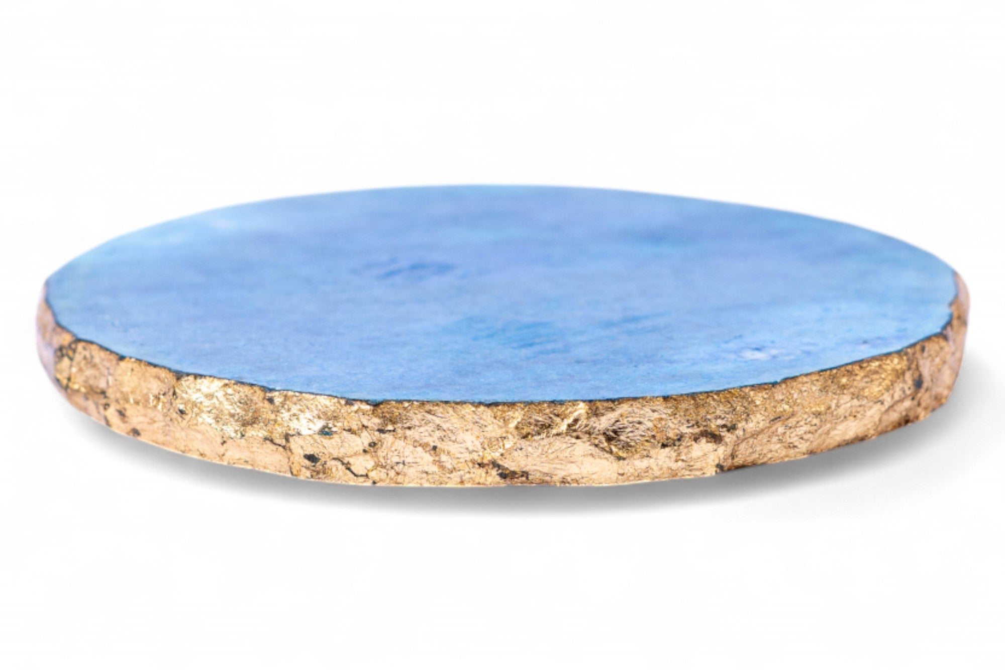 Dyed Blue Marble Coaster