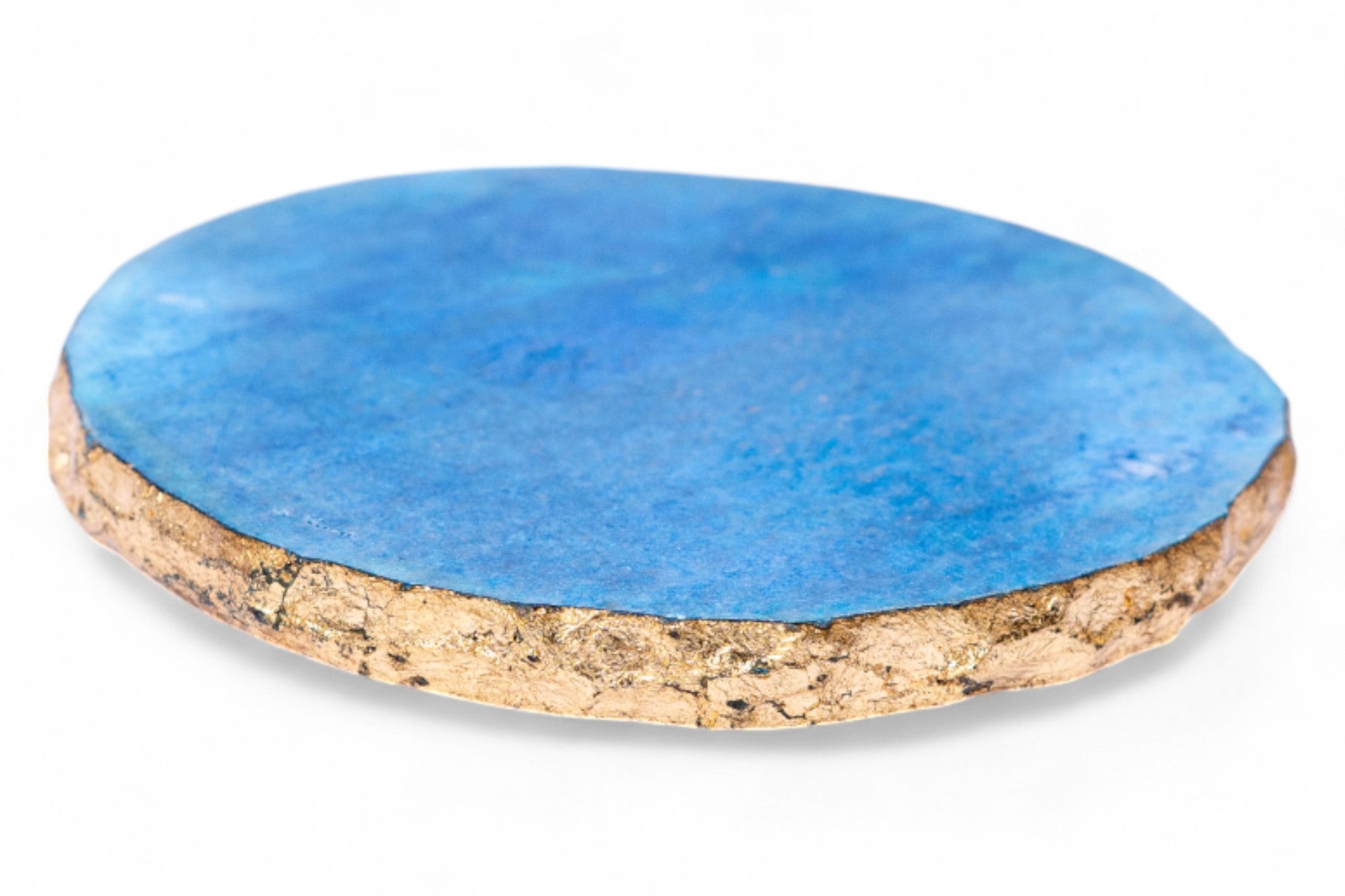 Dyed Blue Marble Coaster
