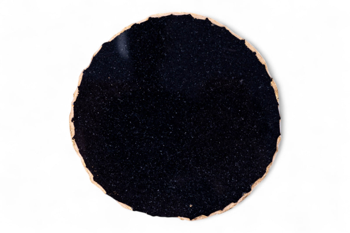 Black Marble Coaster