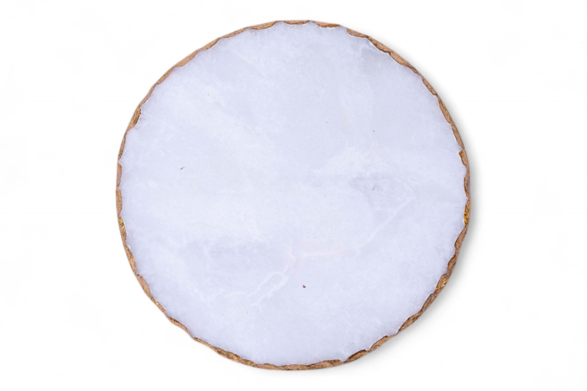 Coconut with a white interior on a white background