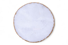 Coconut with a white interior on a white background