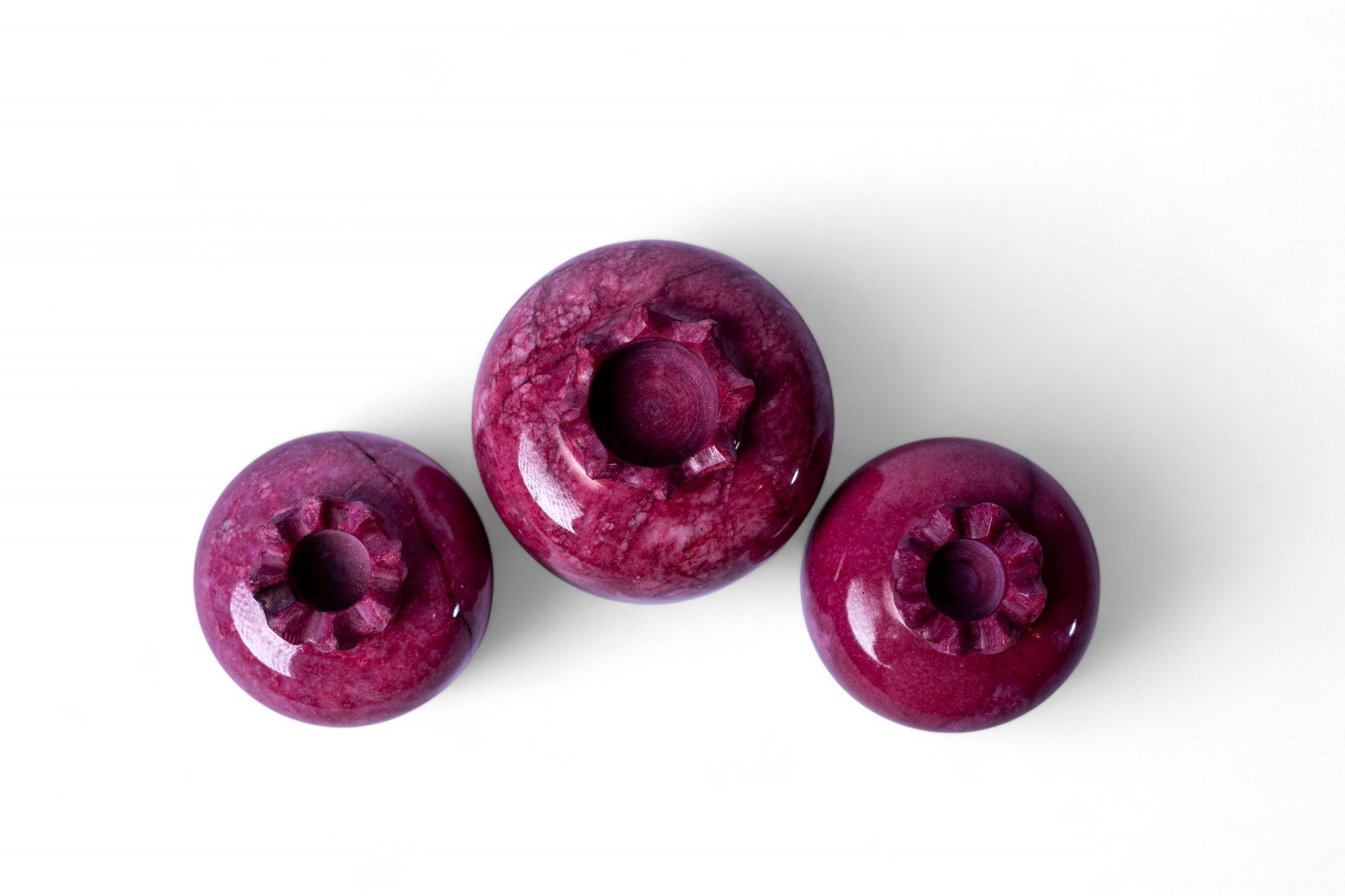 Set of 3 Pomegranates – Red