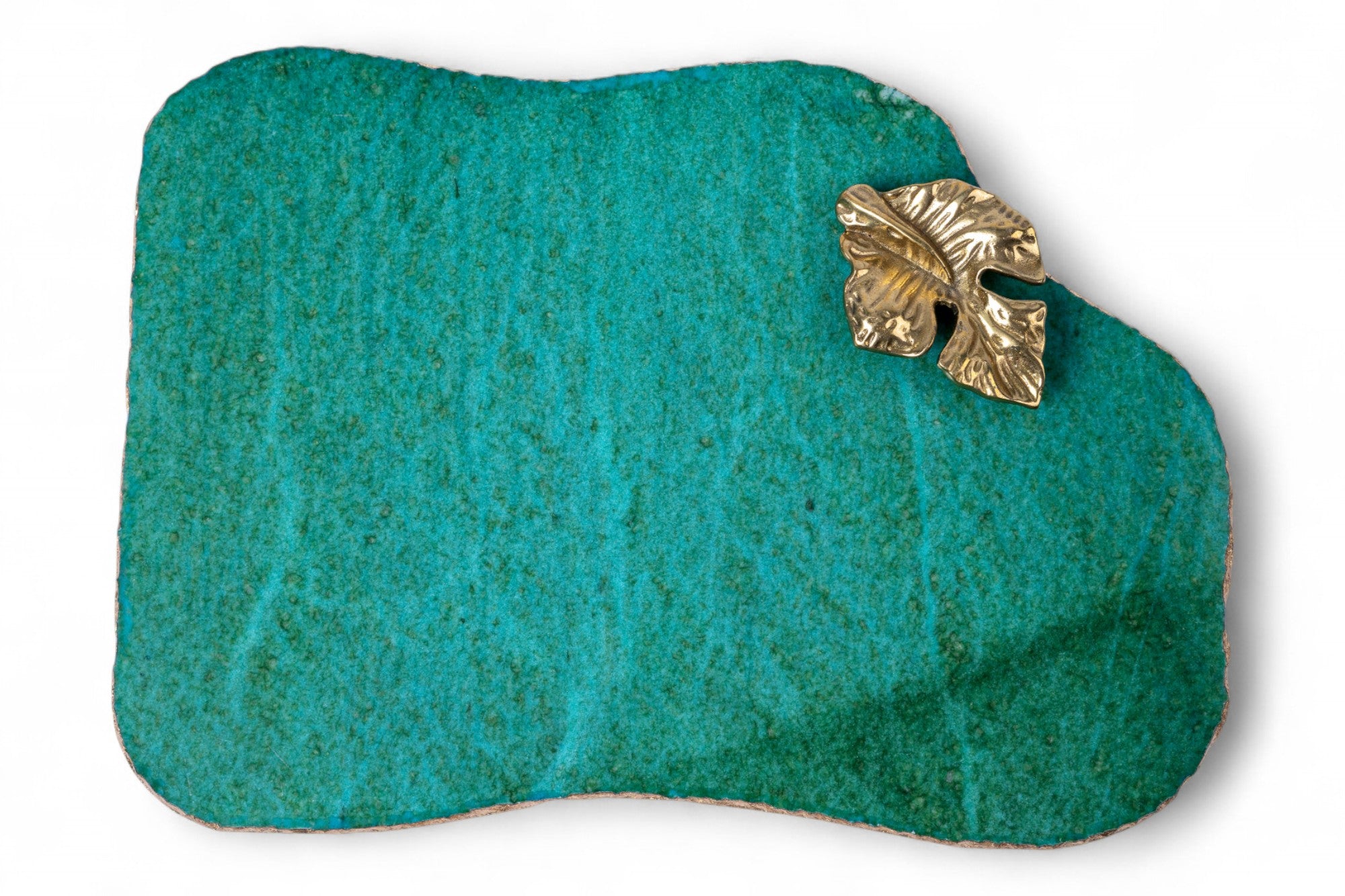 Abstract Marble Tray Green