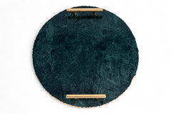 Round Marble Tray Jade Green