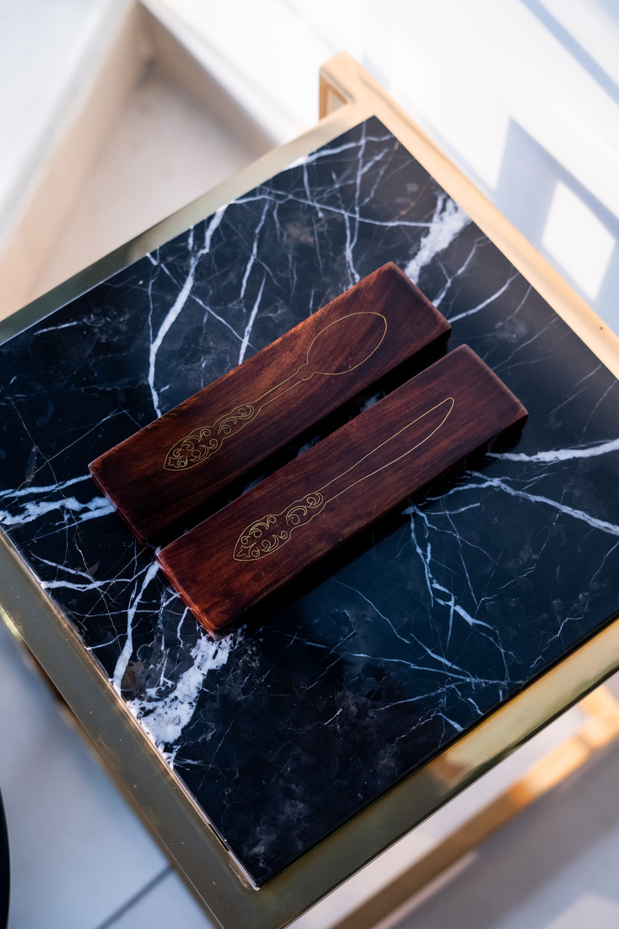 Knife & Spoon Stand Pattern Coasters