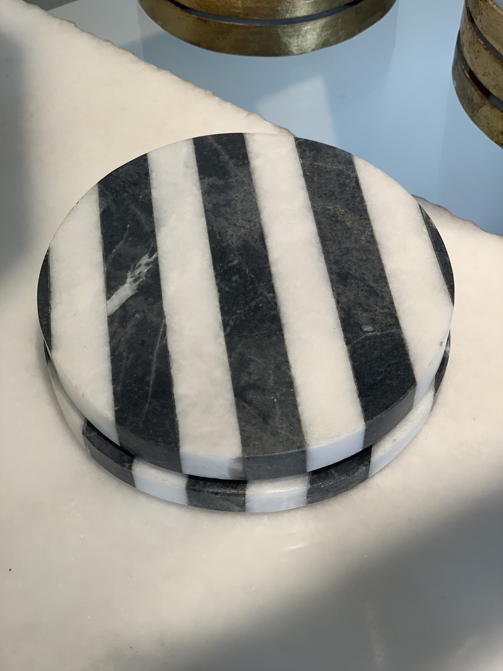Marble Coasters - Striped - AL-RAKHAM FURNITURE, INTERIOR, DECOR STORE