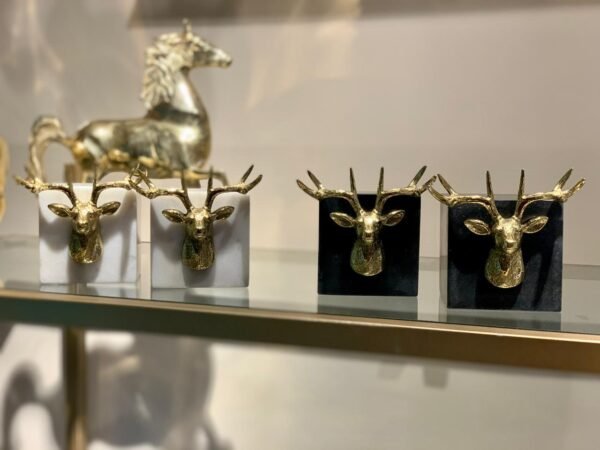 Deer Bookends -White - Image 2