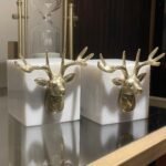 Deer Bookends -White - Image 3