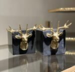 Deer Bookends - Black - Image 2