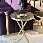 Brass Bamboo Table