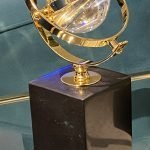 Black Marble Rotating Ball